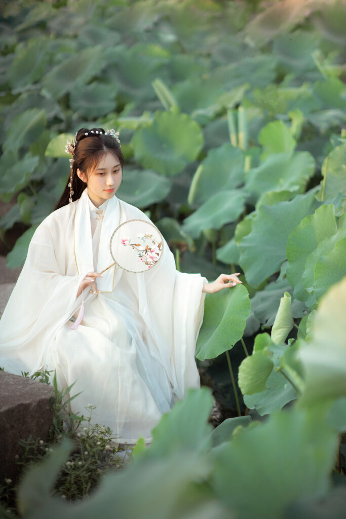 图片[10]-曲池采莲-谁歌采莲曲，渺渺渡前川-聚微达人