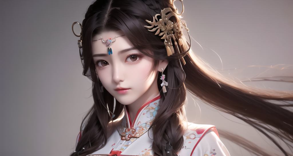 图片[1]-高清漫画美女壁纸-聚微达人